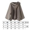 Womens Knit Wrap Scarf Coat Oversized Asymmetrical Long Sleeve Streetwear Cardigan Jacket