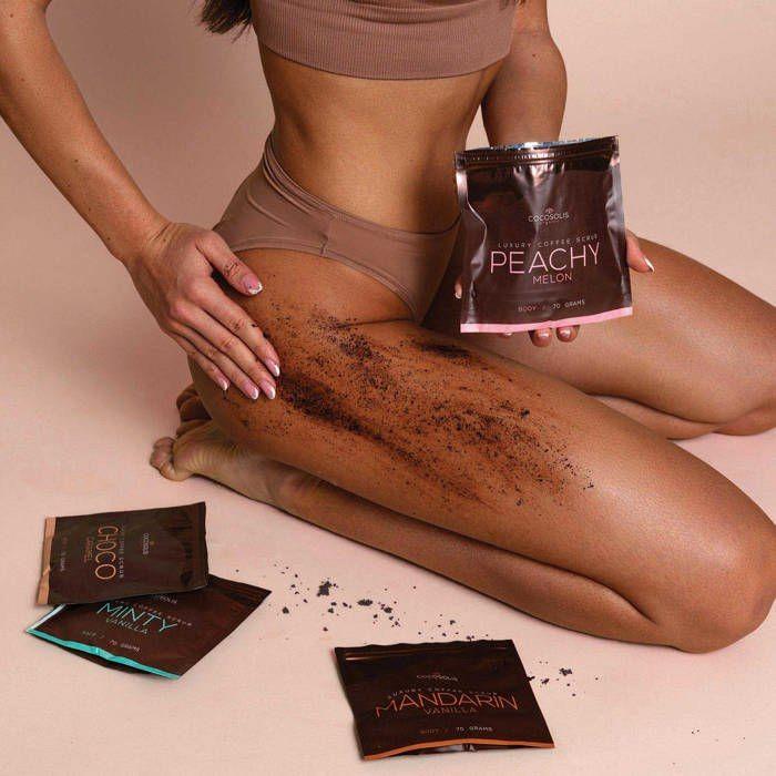 Body Scrub - COCOSOLIS - Luxury Box - 4 Units of 280g - Coffee - Moisturizing