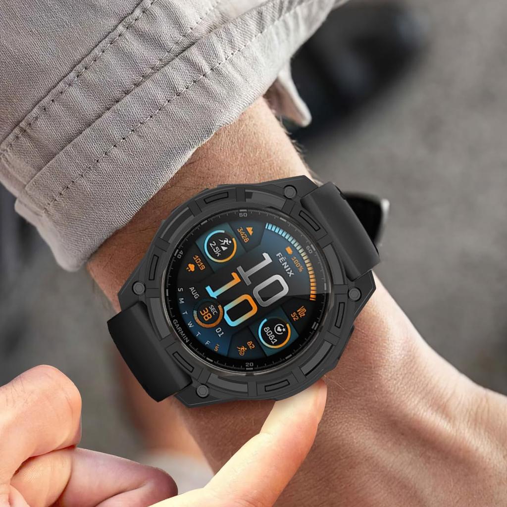 TPU Protective Cover for Garmin Quatix 8 51mm 47mm AMOLED Soft Silicone Bumper Case Accessories for Garmin Quatix 8 Protector