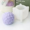 3D Rose Lily Flower Ball Series Silicone Mold DIY Gypsum Aromatherapy Candles Making Mould  Home Decor Valentine's Day Gifts