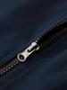 Euro Size Men's Casual Multi-Pocket Stand Collar Jacket