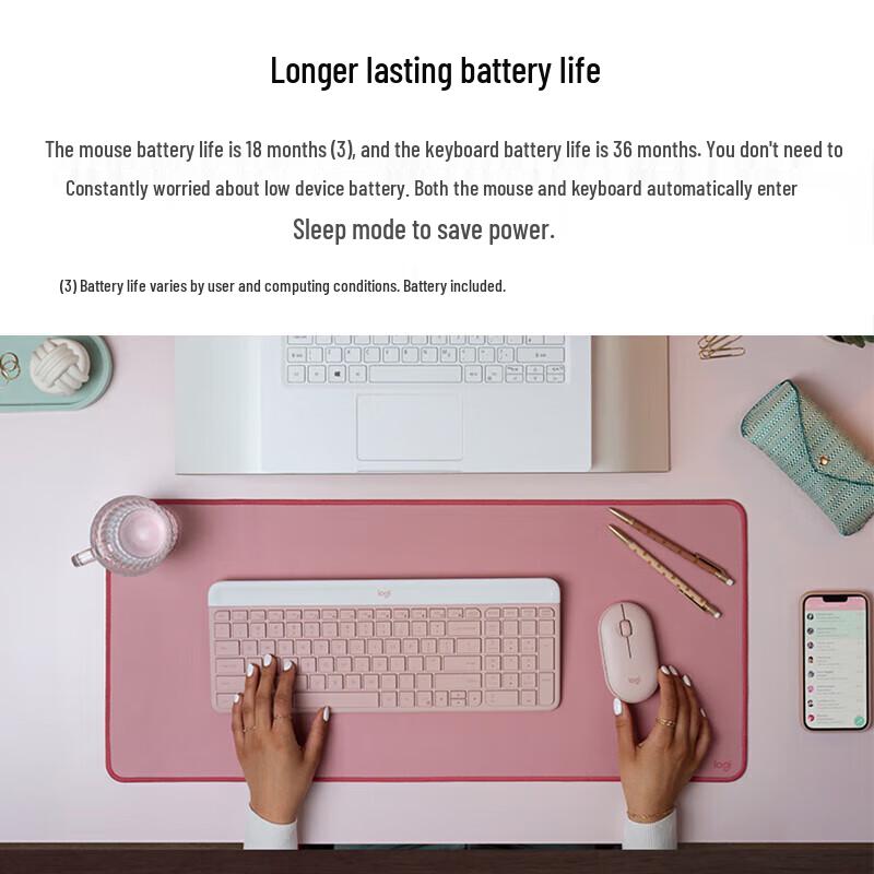 Logitech MK470 Slim Wireless Keyboard and Mouse Combo