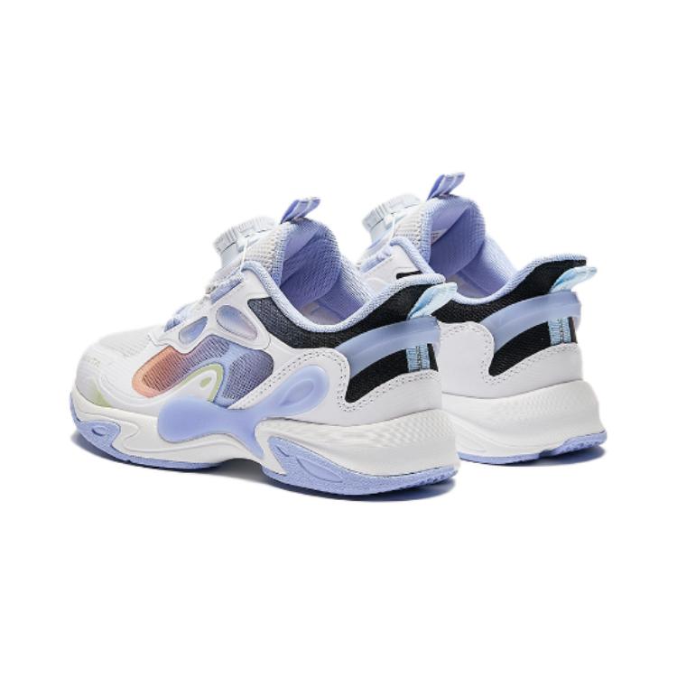 Anta Comfortable Non-Slip Kids Casual Shoes Kids Sneakers White Black Blue 322429921-3