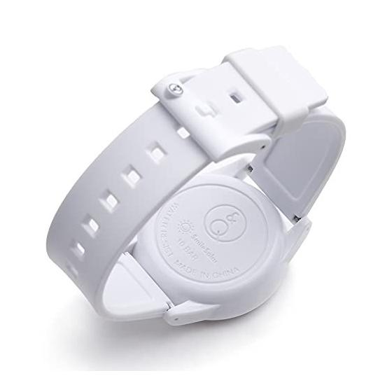Used New Q&Q SmileSolar Watch, Solar, Analog, GROOVISIONS GRV3013, Waterproof, Urethane Belt, RP26J811, White