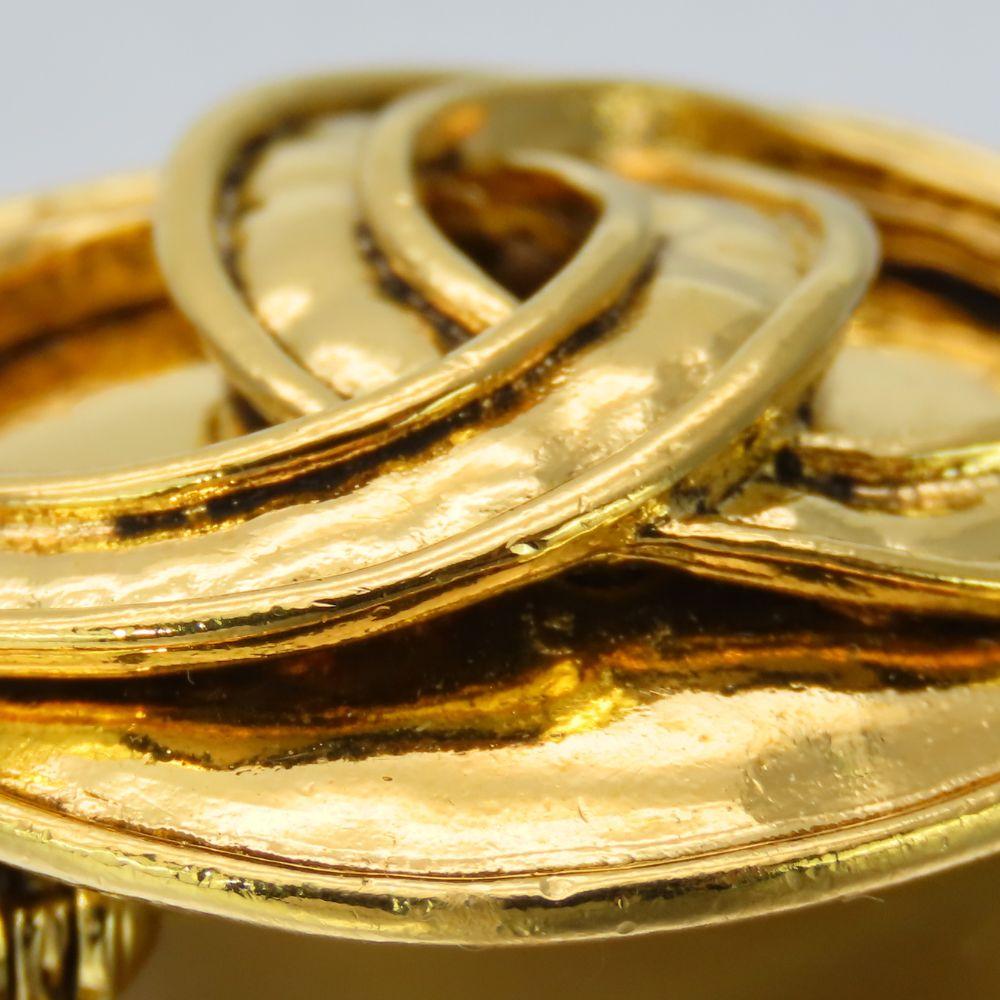 Used CHANEL Brooch COCO Mark Metal 11.8g Gold Plating