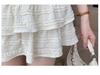 Women's High Waist Lace Ruffle A-Line Skirt - Sweet, Slimming, Anti-Exposure Spring/Summer Style