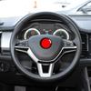 For Skoda Octavia A7 2017 Fabia 2016 2017 Rapid Spaceback 2016 Superb Steering Wheel Decoration Panel Trim Interior Accessories
