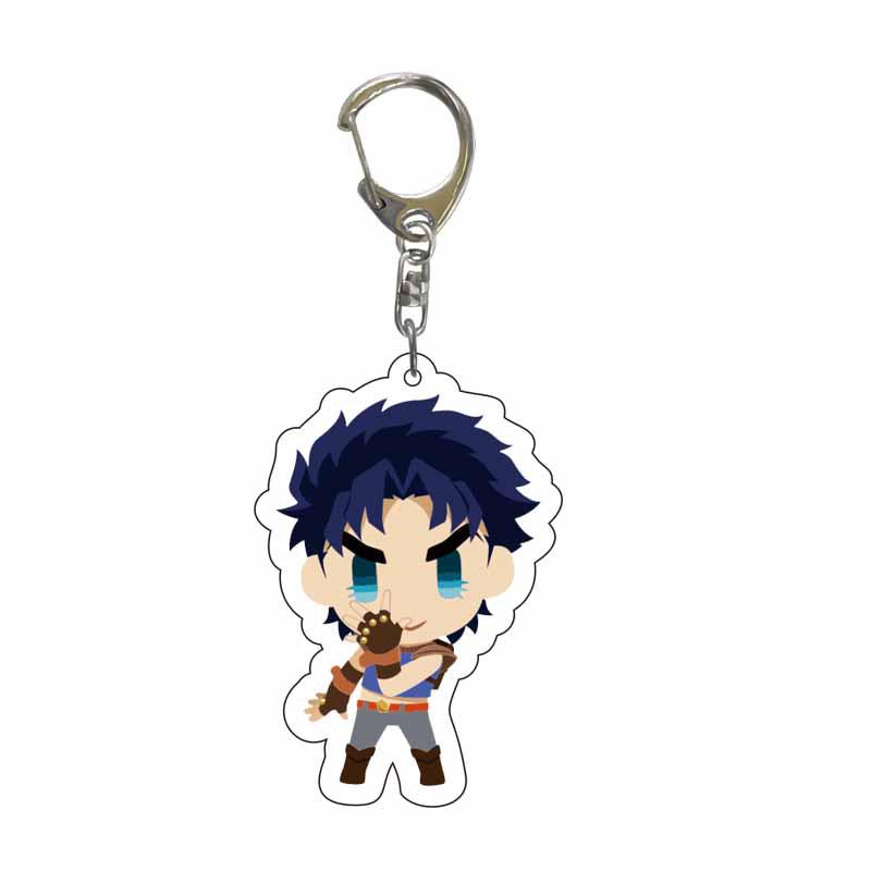 JOJO's Bizarre Adventure Acrylic Double-Sided Transparent Keychain Set of 5 Pendants