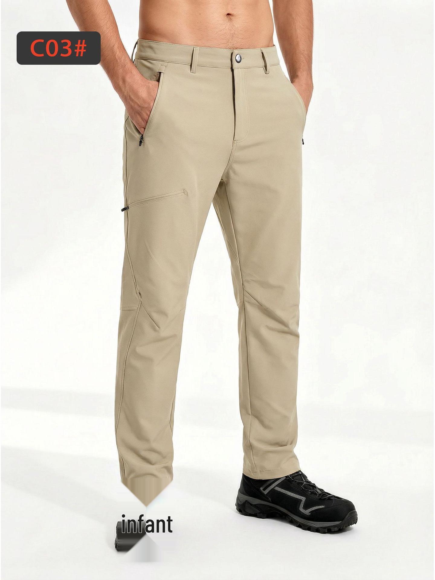 

Men s Elastic Breathable Tactical Pants - Spring/Autumn, Wear-Resistant, Multi-Pocket, Plus Size for Outdoor/Hiking L