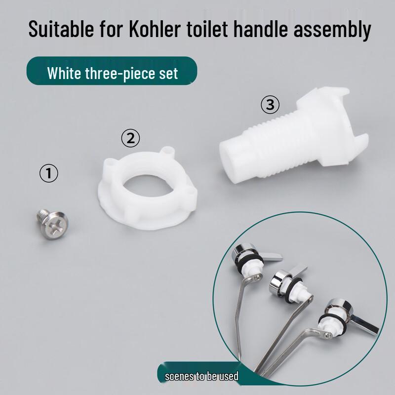 Набор пластиковых втулок для колпачков винтов бачка унитаза Dedelai