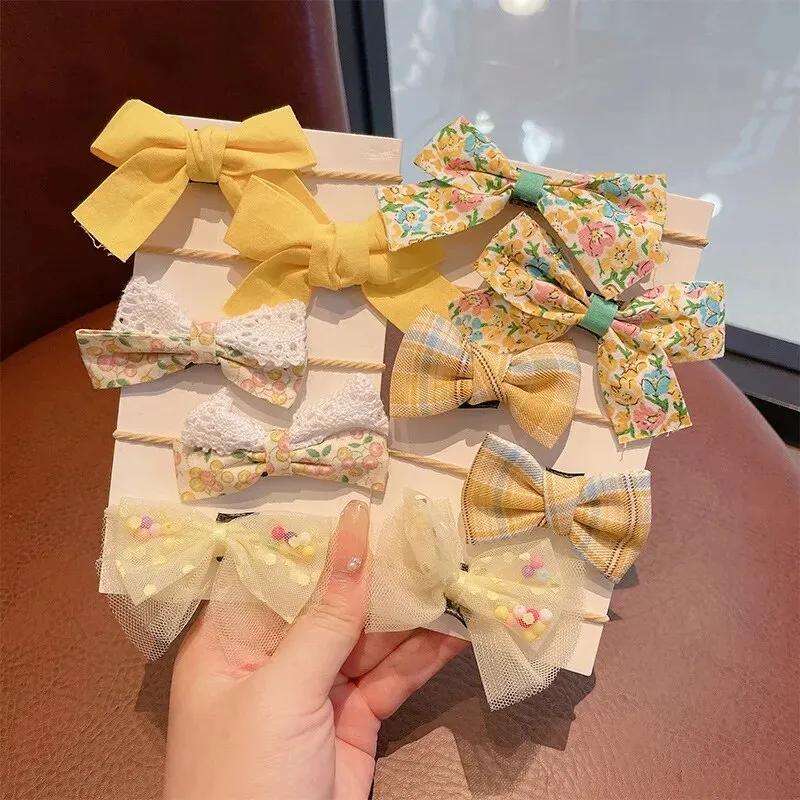 10pcs Aesthetic Hair Scrunchies – Cute Elastic Hair Ties, Soft Fabric Hair Bands, Stylish Headbands for Everyday Wear