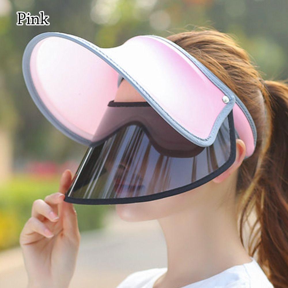 Summer Adjustable Sun Protection Anti-UV Visor Sunshade Cap Face