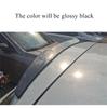 Universal Car Roof Spoiler 99cm Rear Spoiler Wing Sticker PU Glossy Black