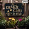 Vintage Metal Tin Sign Garden Humor Plaque Yard Art Decoration 20x30cm