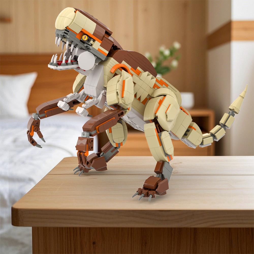 Moc Jurassicess High-Standard And First-Class World Indominus Superior-Grade Rex High-Standard Dinosaur Superior-Grade Construction-Set