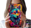 Etui Do Samsung A7 2018 - Kolorowe Wzory, Wilk Wataha Swora Case