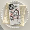 Tide brand graffiti English matte protective case Magnetic suction Apple 17 mobile phone case iPhone16promax wireless charging