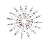 Creative Outdoor Wrought Iron Windmill: Rotating Metal Garden Decoration