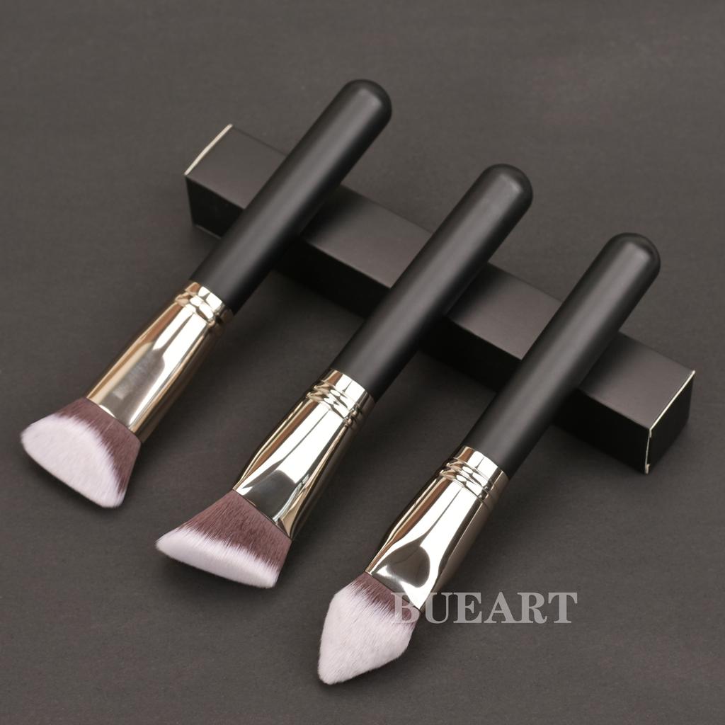 DailyQueen 30PCS High Quality GOAT Natural Hair PROFESSIONAL Pink White Black Makeup Brush Set Private Label Make Up Foundation