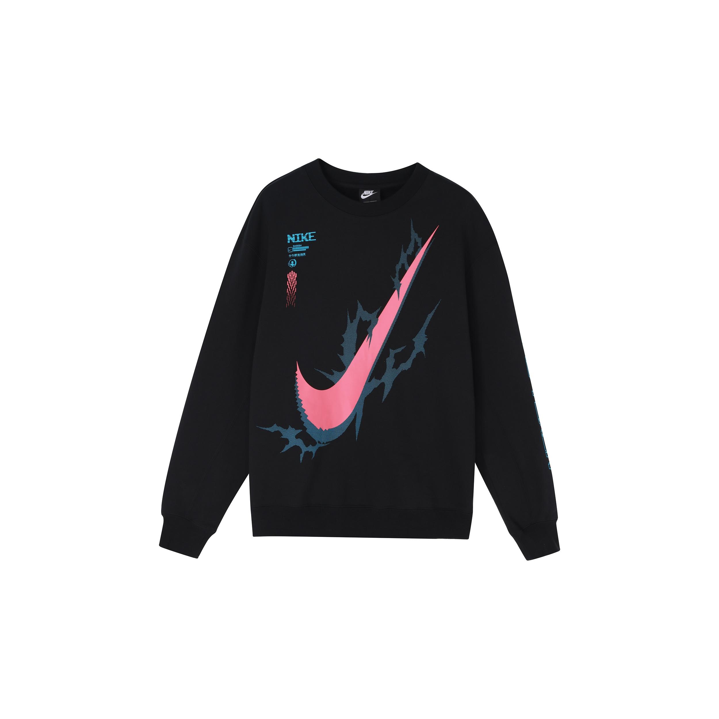 Nike x LPL Crossover Casual Sports Round Neck Pullover Knit Black Men s DA5005-010 L
