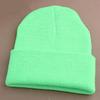 Mens Hat Beanie Ladies Womens Slouch Winter Ski Knitted Turn Up Neon Cap Warm