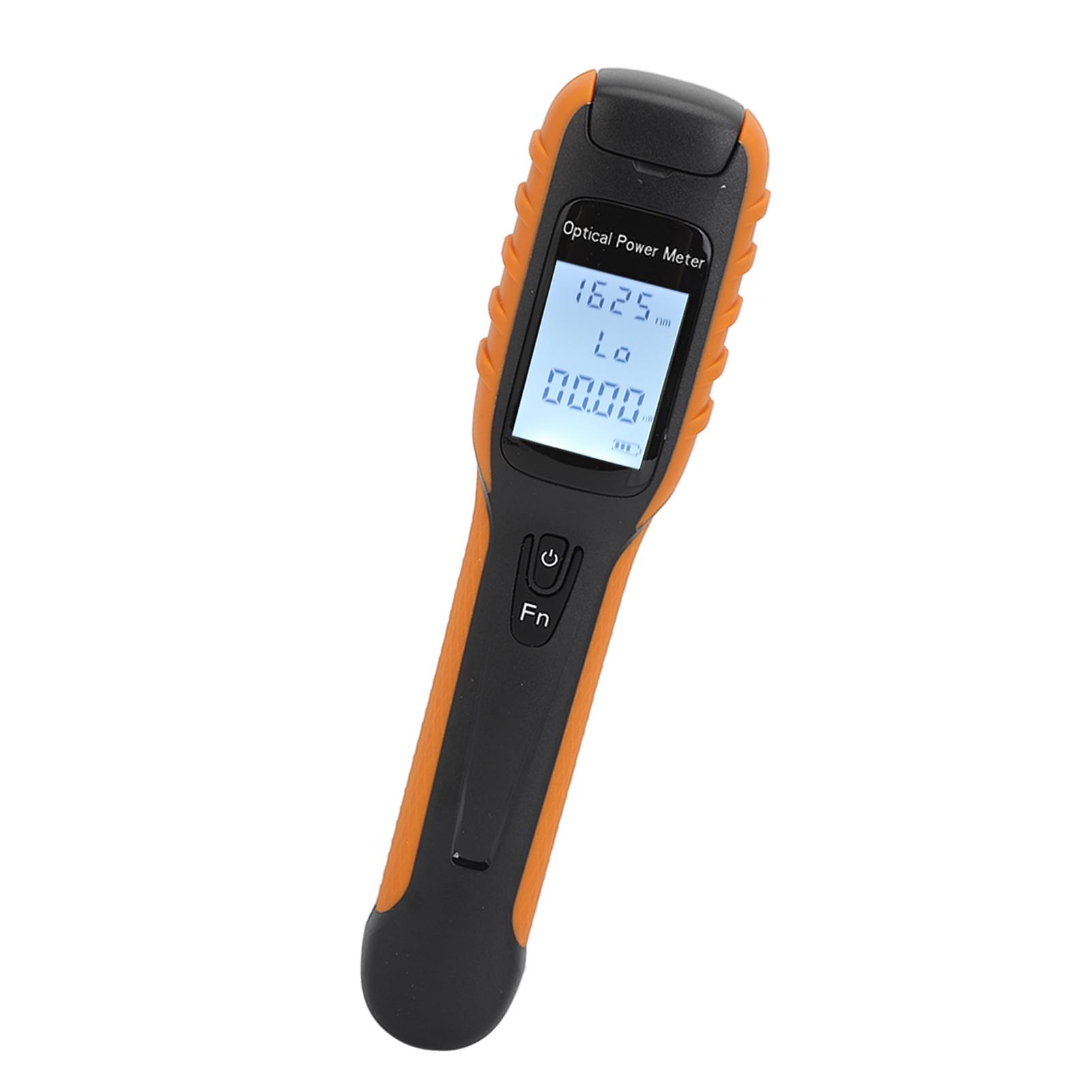 Mini Optic Fiber Cable Tester High Accuracy ‑50 to +26dBm Handheld Optical Power Meter Support SC FC ST Interface ABS