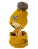 Wintermuts met fleecevoering en nekwarmer voor kinderen