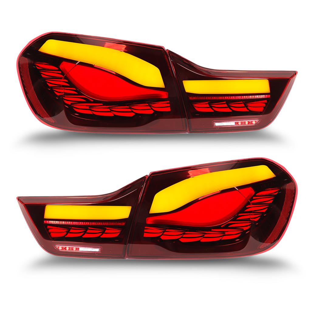 GTS Style V1 LED Tail Lights Turn Signal Brake Lamp for 4 Series F32 F36 M4 F82 2014 to 2020