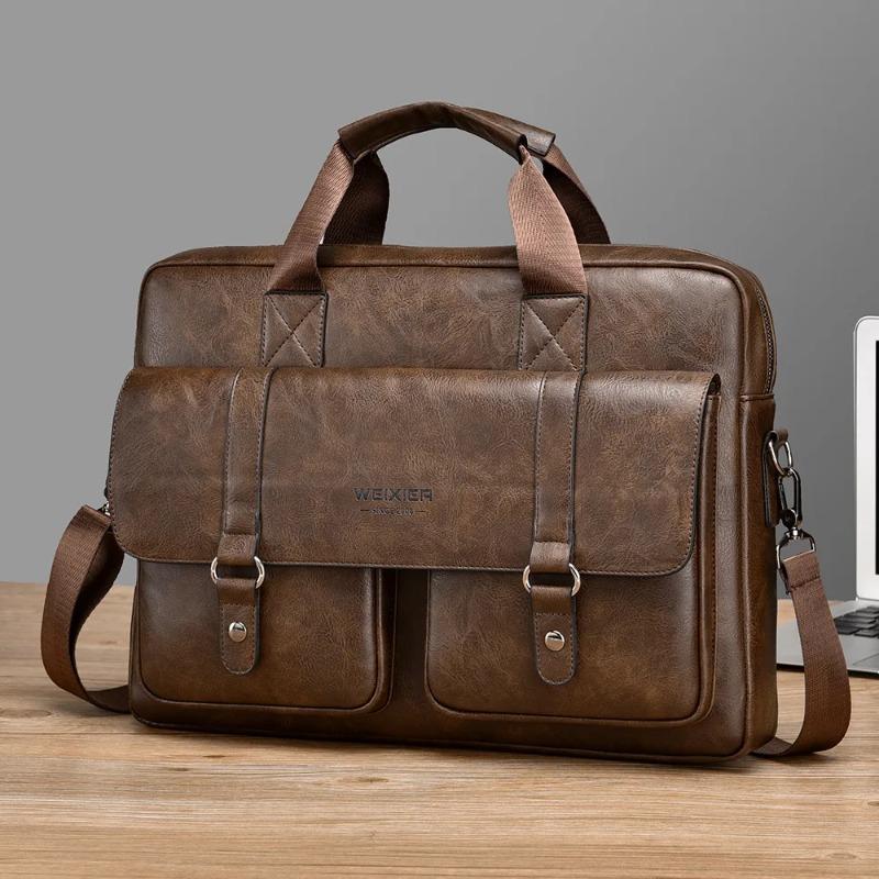Men's bag luxury designer handbag large capacity briefcase 15.6-inch laptop bag men's travel crossbody bags shoulder bag