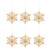 6PCS Celebratory Suspended Decorations Impermeable Strong PVC Substance Holiday Telecommute Christmas Tree Deck