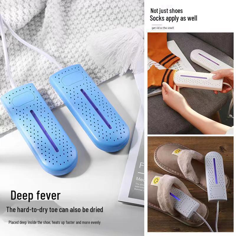Smart UV Shoe Dryer & Deodorizer with Timer - Warms, Disinfects, and Dehumidifies