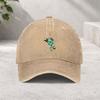 Blue Butterfly Washed Baseball Cap Unisex Cotton Street HipHop Adjustable Retro Duck Tongue Hat