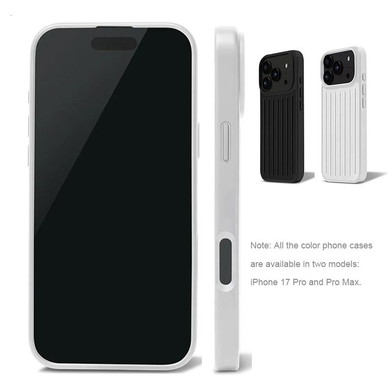 3D Minimalist Rimo-wa Wellenmuster Gepäckstreifen Business Sle Handyhülle für IPhone 17 Pro Max 16 15 14 Pro Max Premium Stoßfeste Hülle