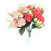1 Strauß 5 Köpfe Hortensie Seidenblume Künstliche Blume mit Blumen Dekor