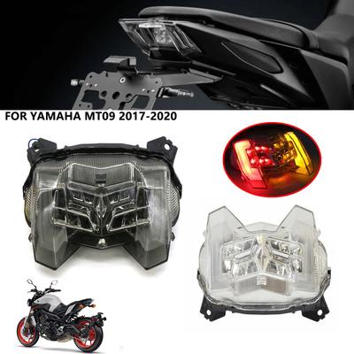 For Yamaha MT09 Tail Light Brake Light MT 09 2018 MT-09 2017 LED Taillight Brake Rear Warning Turn Signal Indicator