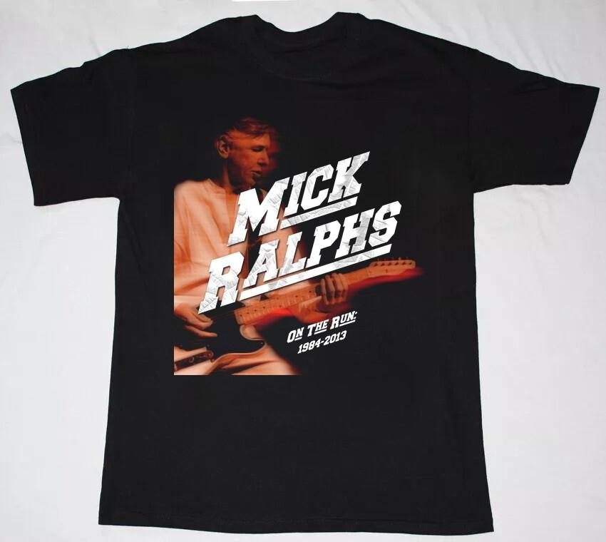 

Mick Ralphs On The Run 1984-2013 Black Full Size Shirt Unisex T-Shirt S