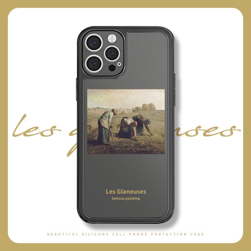 Internet Celebrity Case for iPhone 13, 14, 15 Pro Max, XR, XS Max - Trendy Photo Frame Design