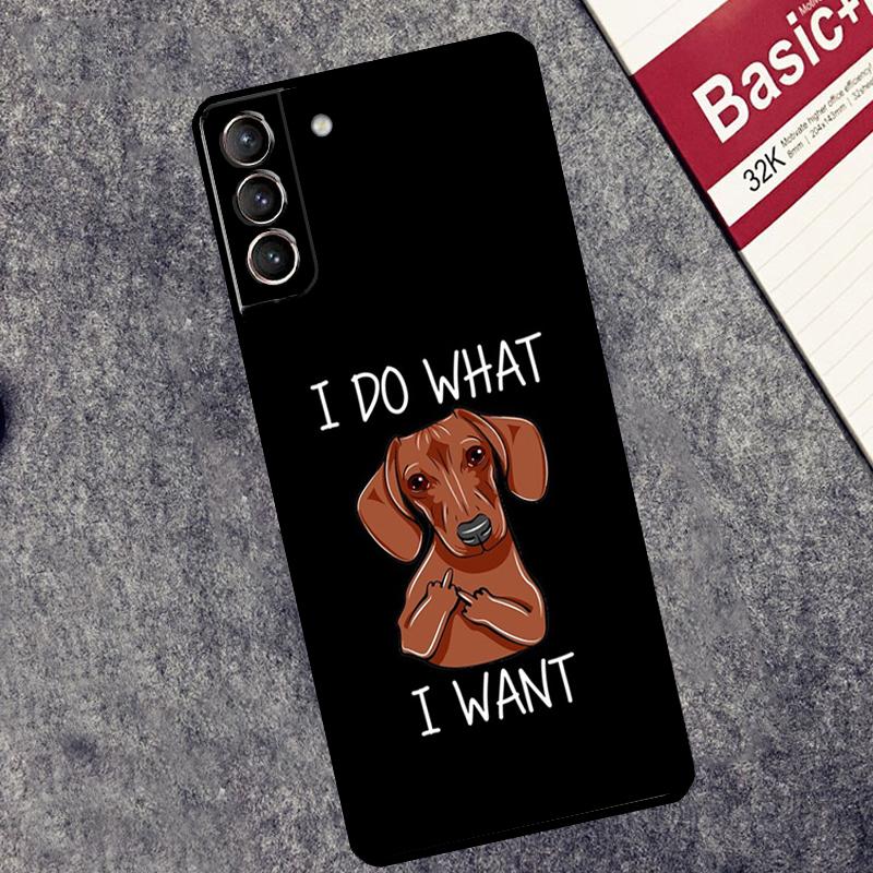 Dachshund Teckel Dackel Dog Case For Samsung Galaxy S24 S23 S22 S21 Plus Ultra Note 20 S9 S10 Note 10 S20 S21 FE Cover