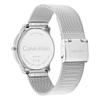 CALVIN KLEIN watch quartz movement steel strap 40mm silver dial unisex 30m waterproof 25300014
