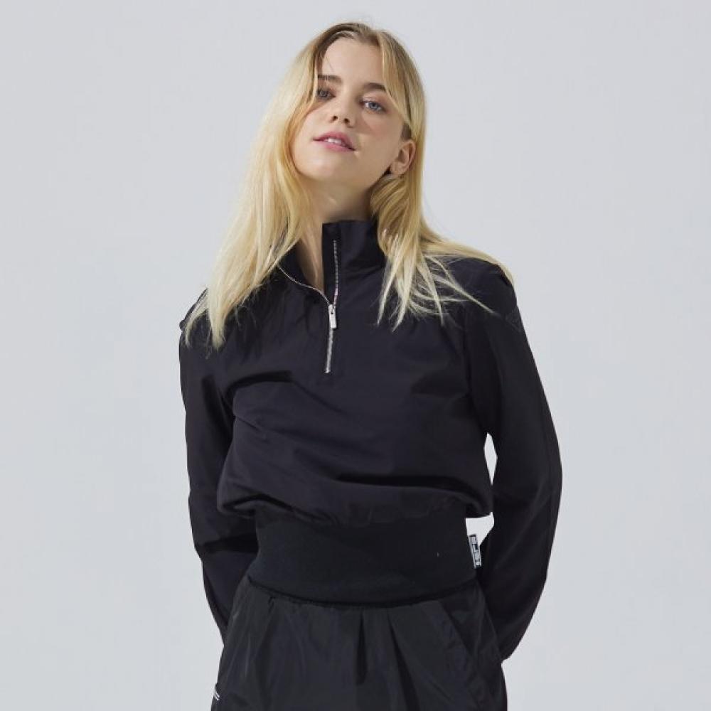 Blu Dot Half Zip Sports Blouse Bk 085