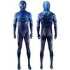 Beetle Cosplay Blue Jumpsuit Adult Child Costume Anime Party Halloween Outfit