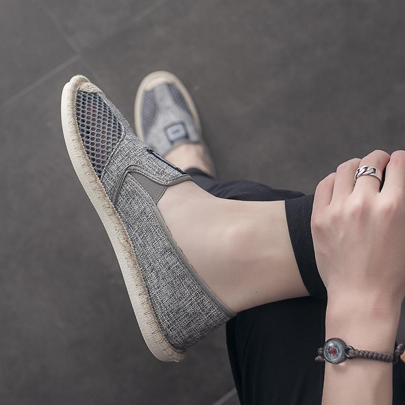 Summer Breathable Casual Flats Shoes Men's Espadrilles Loafers Fashion Fisherman Driving Footwear