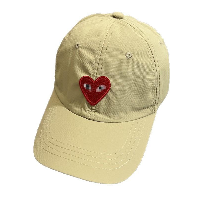 Summer Unisex Baseball Cap Heart Embroidered Outdoor Leisure Duckbill Cap