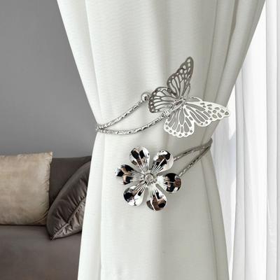 Exquisite Gardinenhalter Schnalle Metall Gardinenbänder Clips Schmetterling Gardinen Raffhalter Wohnzimmer
