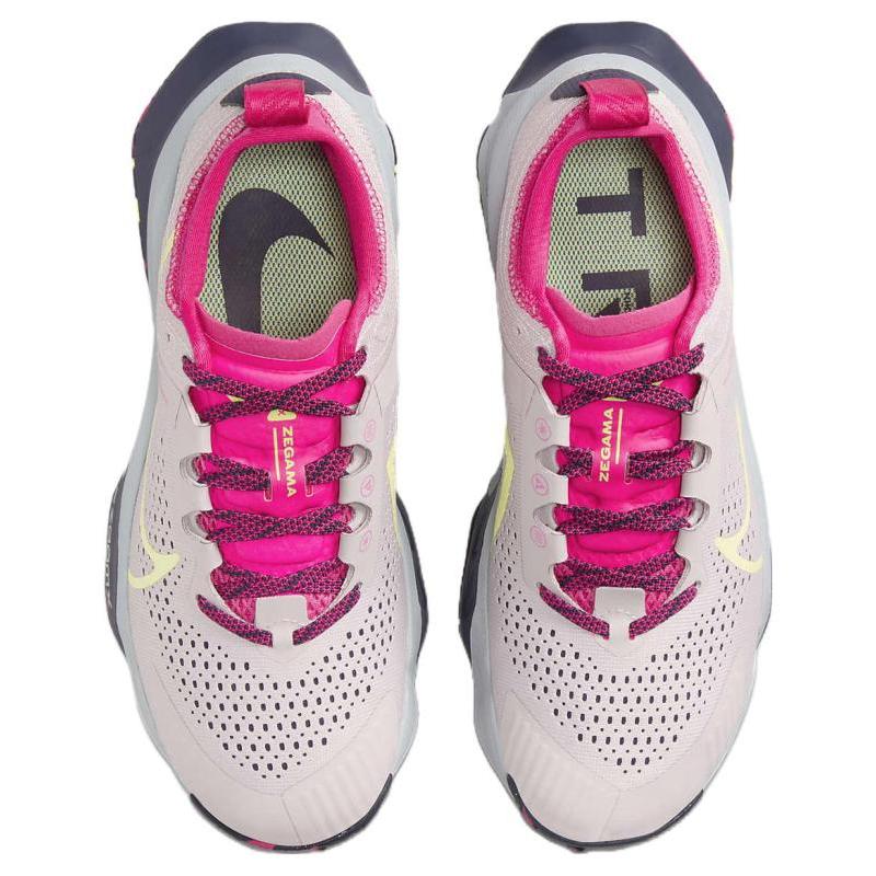 Nike ZoomX Zegama Platinum Violet Luminous Green Women's Sneakers Casual DH0625-002