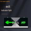 FSL 1W Single-Sided Surface-Mounted LED Emergency Exit Sign Light
