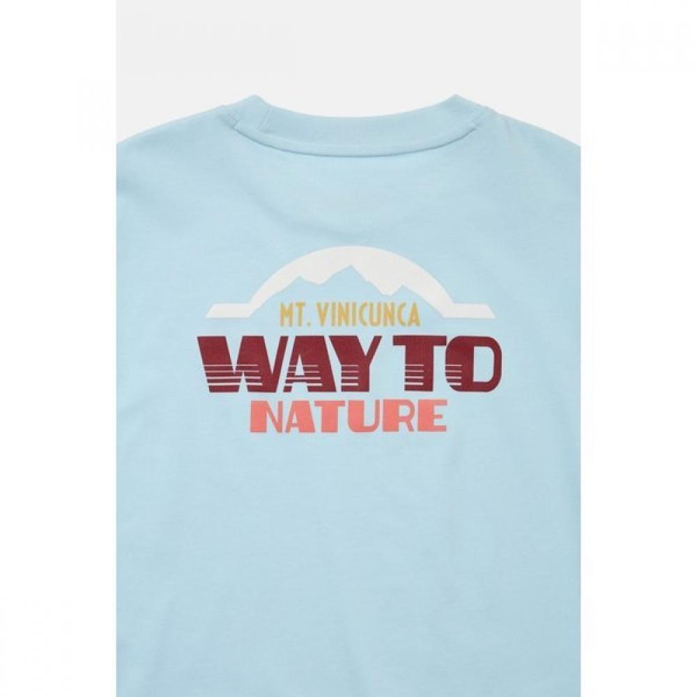 Kolon SporTS Women S Graphic Crop ShorT Sleeve T ShirT TvTcm25632lbl