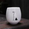 Ceramic Single Cup Coffeeware Teaware Kung Fu Tea Accessories Cups Kitchen Dining Bar Home Garden