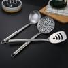 Durable Stainless Steel Frying Spatula Ladle Slotted Spoon Spatula Long Handle Kitchen Gadgets Kitchen Cooking Utensil