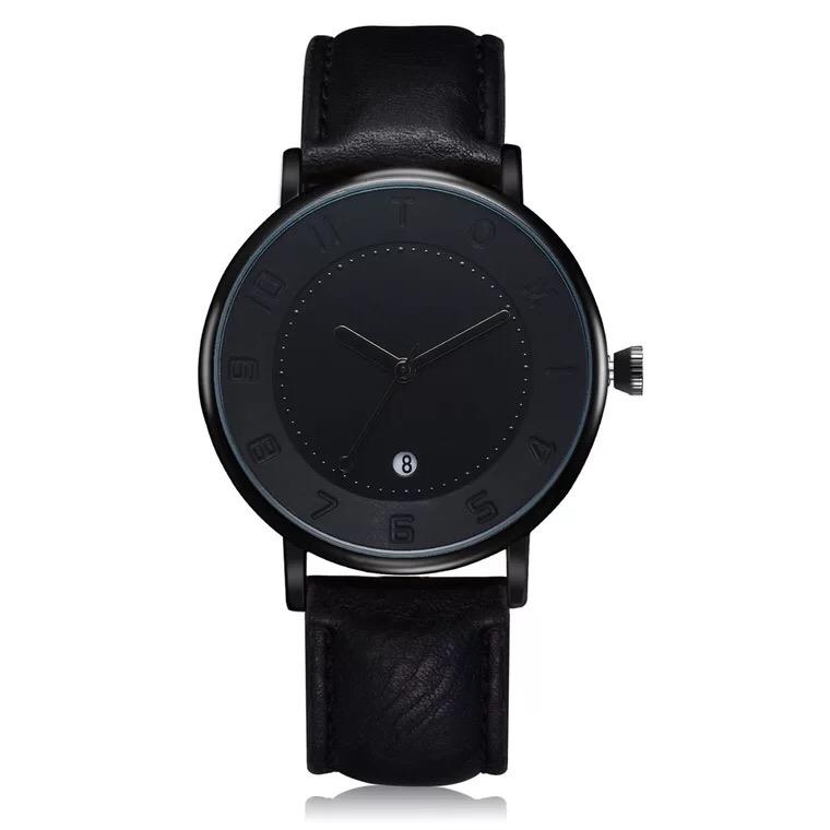 TOMI T085 Minimalist Quartz Watch Unisex Leather Strap Simple Design Fashion Business Wristwatch  ODM Custom Logo Watch